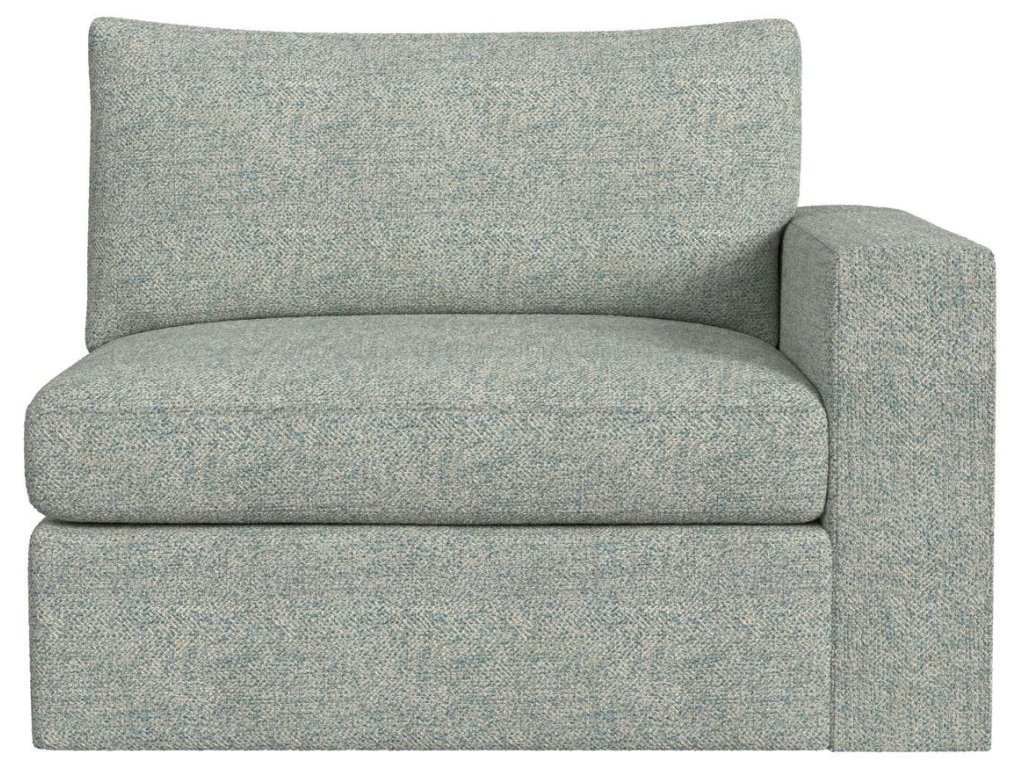 Great Plains Sofa, Right Arm Facing - Tweedy Bird Sky