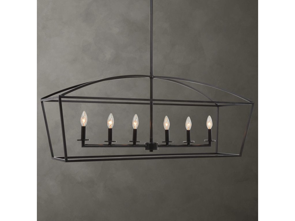 Clayton, 6 Lt Linear Chandelier