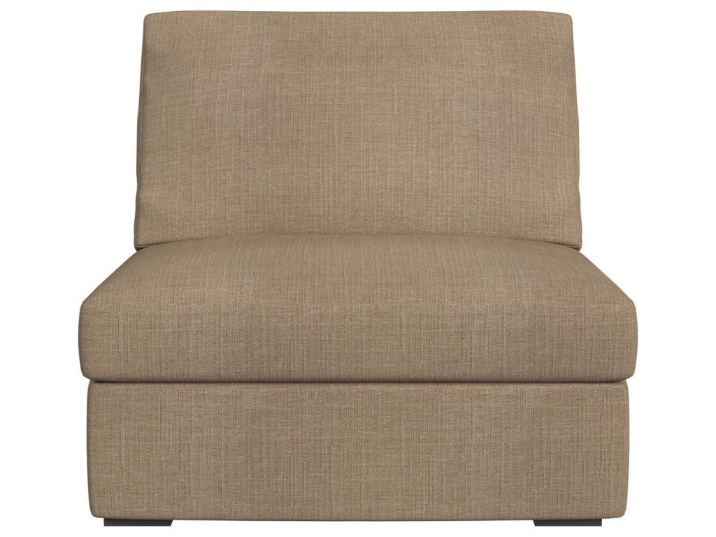 Luxe Sofa, Armless - Lush Tawny