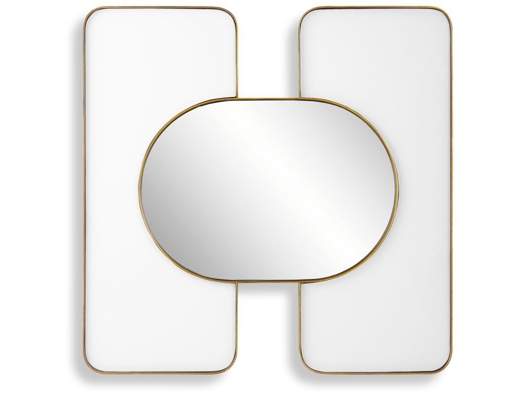 Embrace Square Mirror - 34X34 White