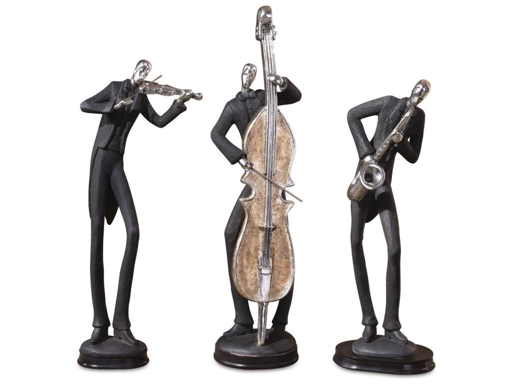 Musicians Figurines, S/3