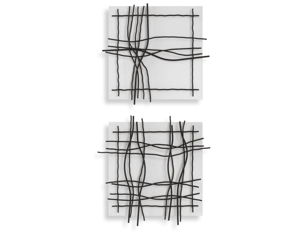 Genesis Metal Wall Decor, S/2