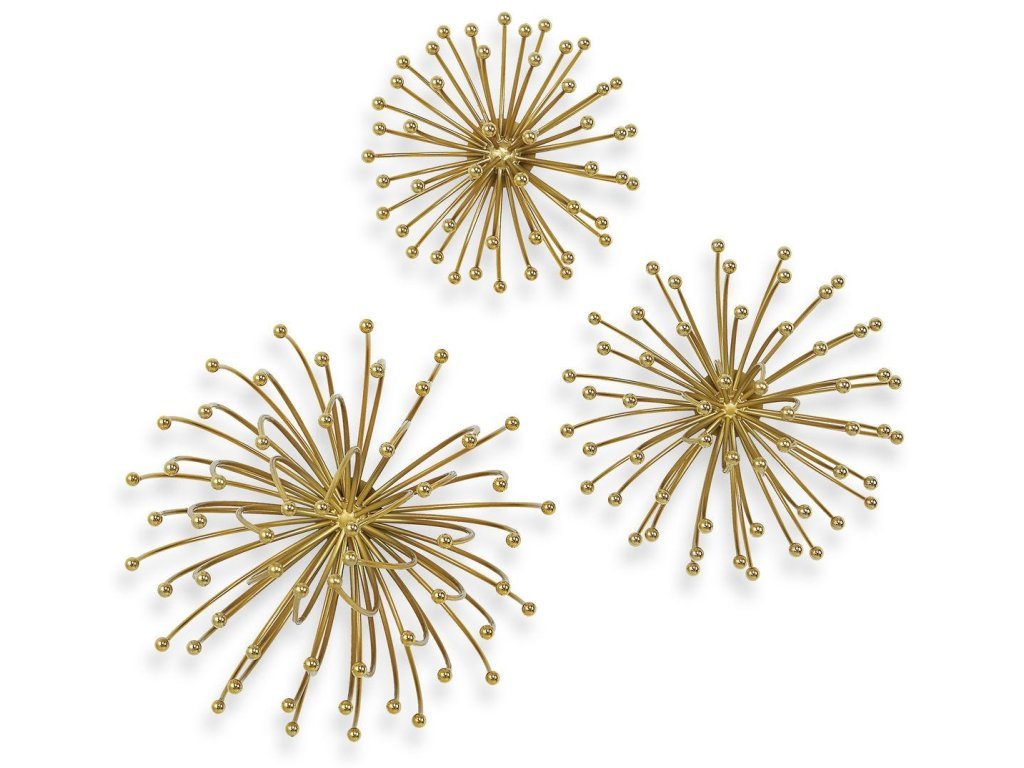 Aga Metal Wall Decor, S/3