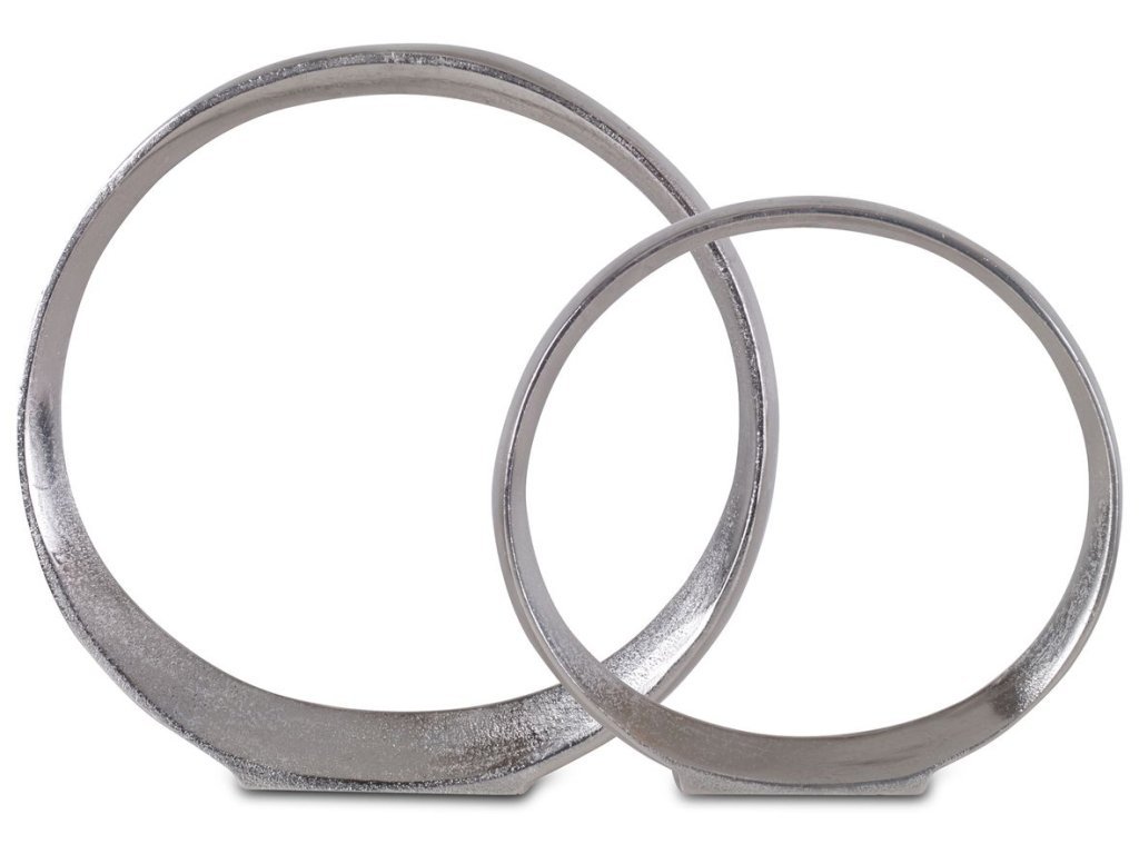 Orbits Ring Sculptures, Nickel, S/2