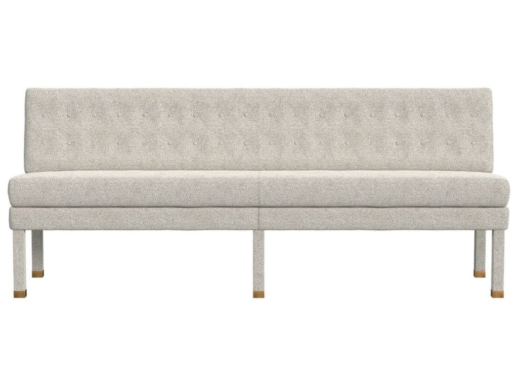 Approach The Bench Banquette, 84" - Snuggle Vanilla