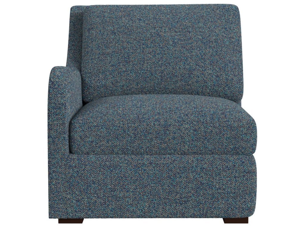 Little Wave Sofa, Left Arm Facing - Tweedy Bird Jewel