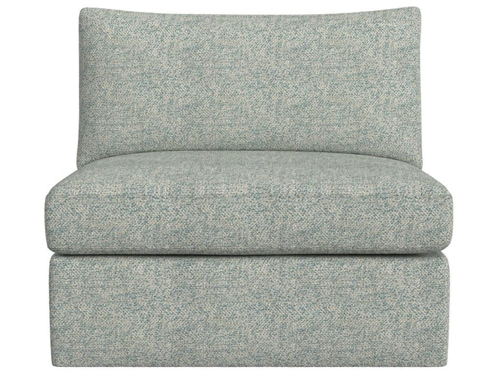 Great Plains Sofa, Armless - Tweedy Bird Sky