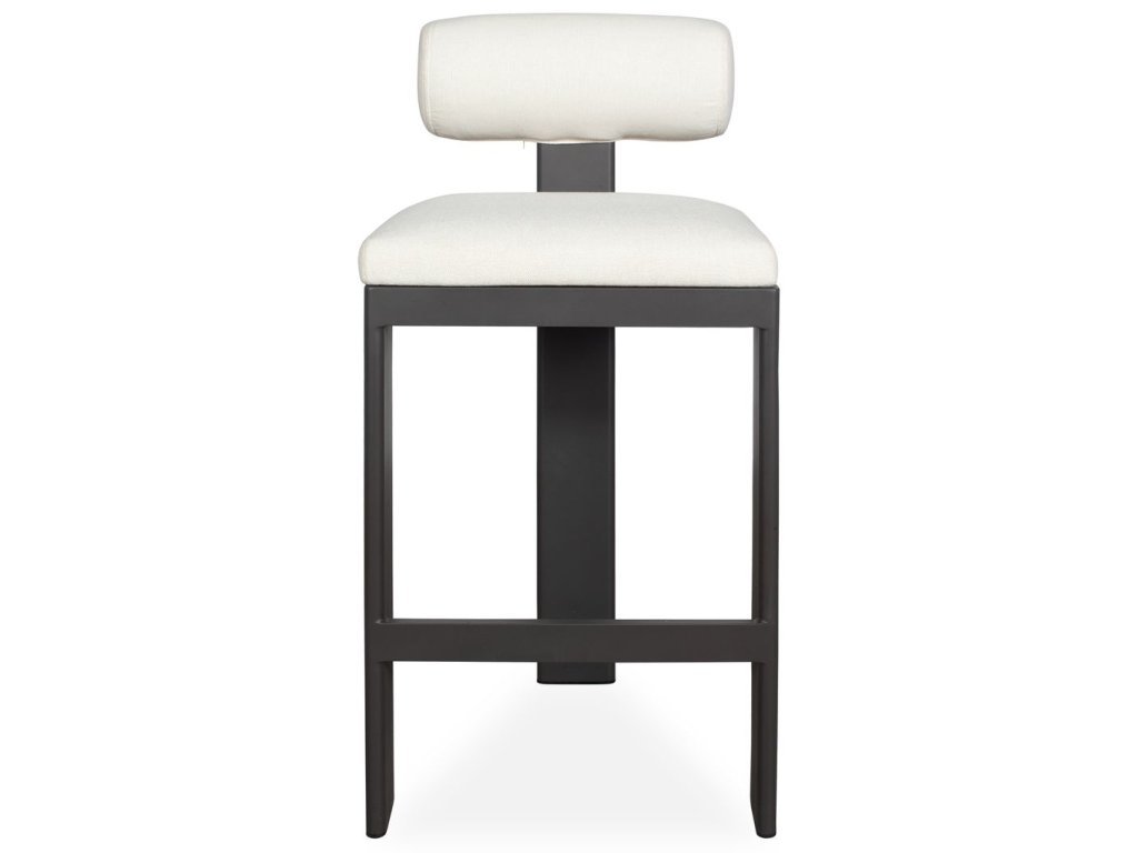Bolster Back Outdoor Bar Stool