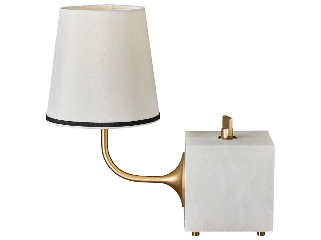 Blockhead Gooseneck Mini Lamp - Satin Brass