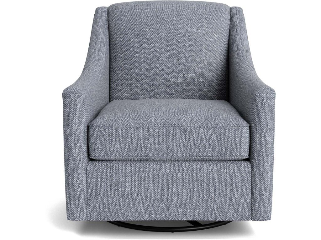 Corinna Slope Arm Swivel Glider Chair