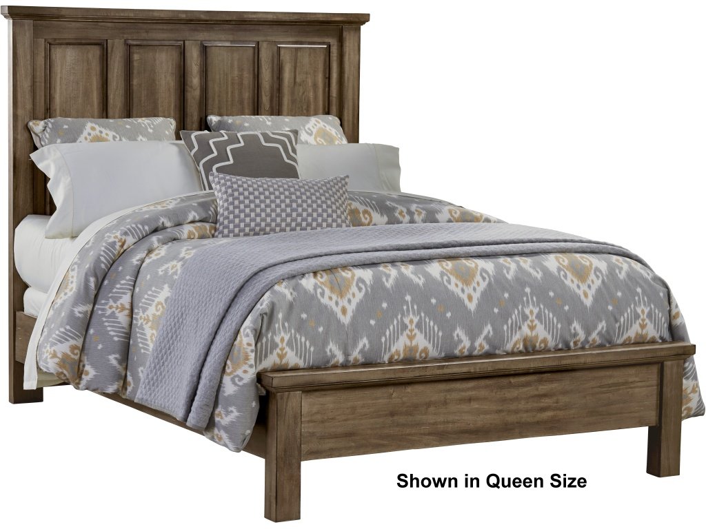 Mansion Bed With Low Profile Footboard