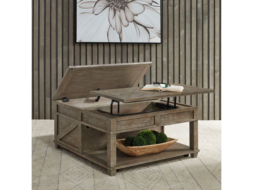 Square Lift Top Cocktail Table