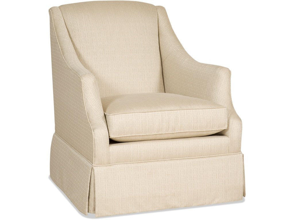 Lark Skirted Swivel Glider