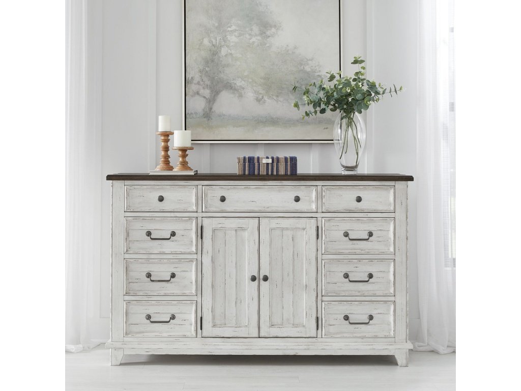 2 Door 9 Drawer Dresser
