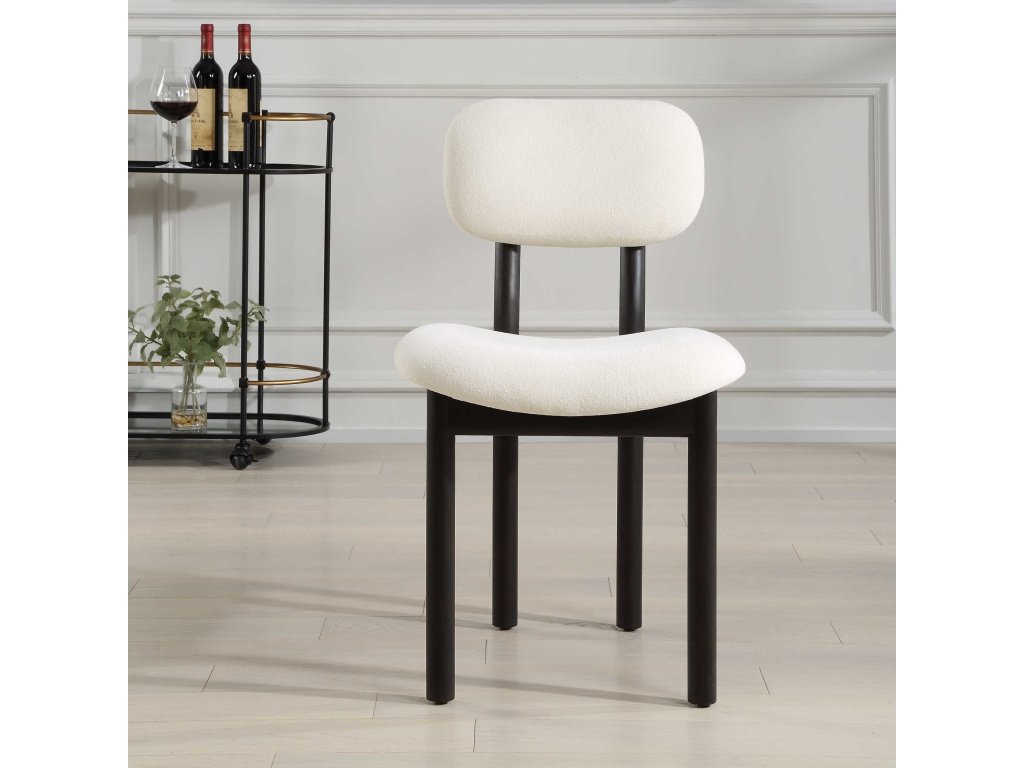 Sculpt Dining Chair, White, 2 Per Box, Priced Each