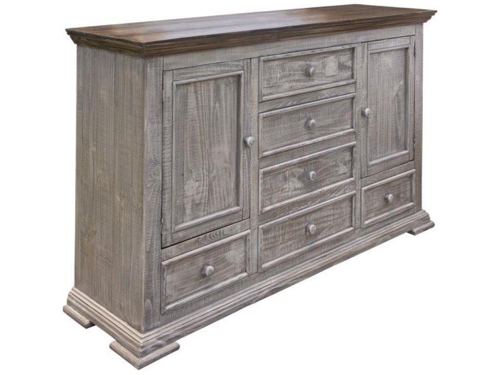 6 Drawer 2 Doors Dresser
