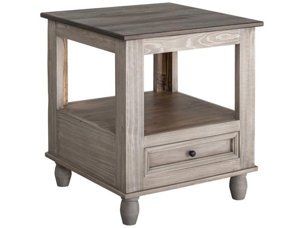 1 Drawer, End Table