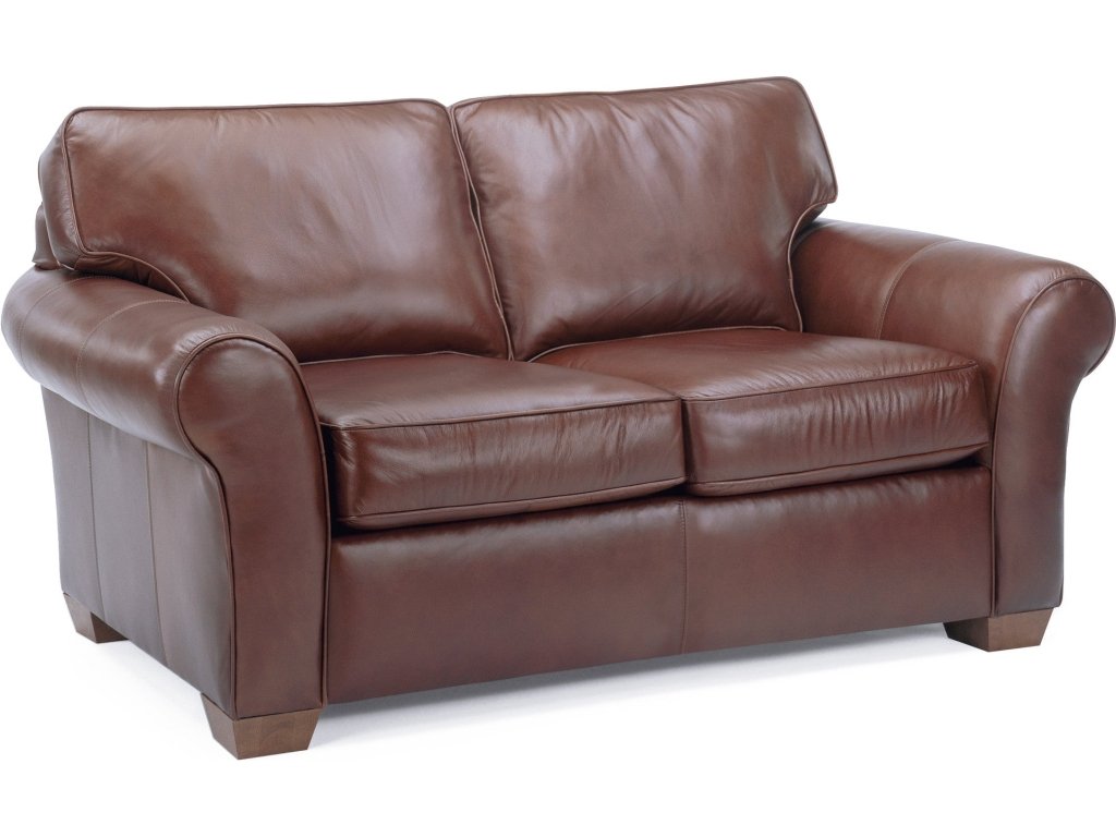 Vail Leather Loveseat