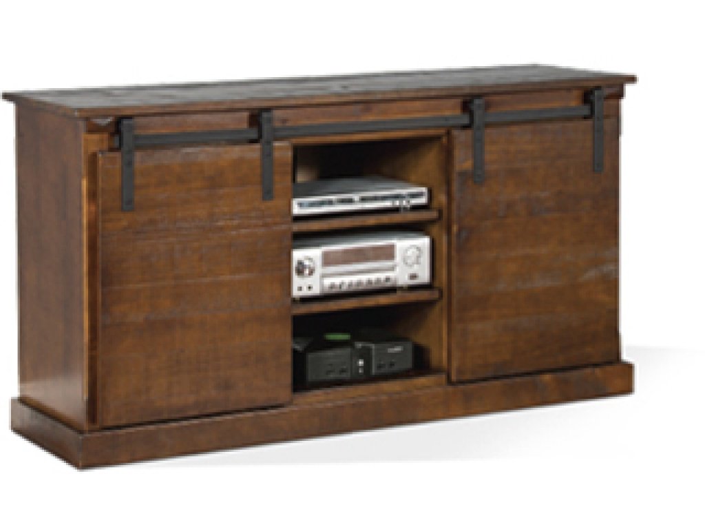 65” TV Console w/ Barn Door