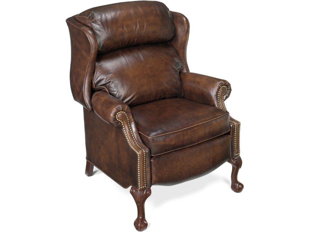Maxwell Ball And Claw Reclining Wing Chair