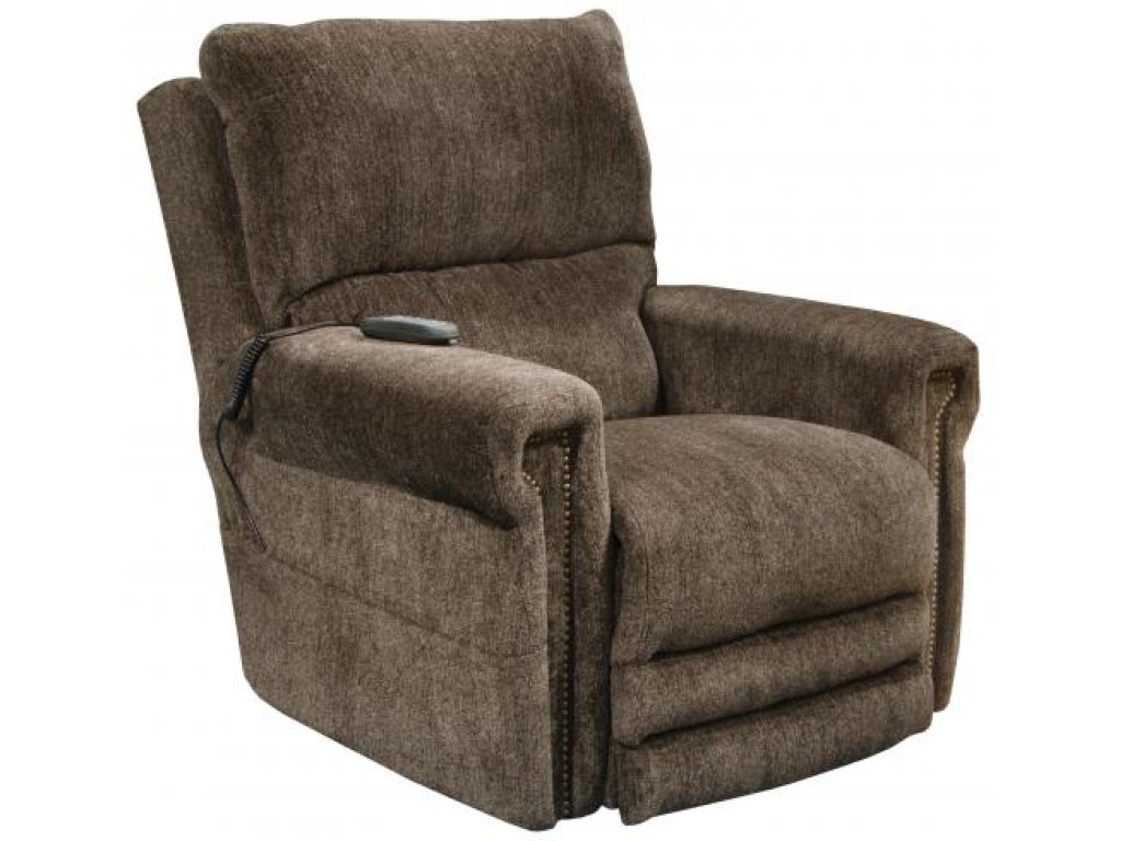 Power Headrest w/Lumbar Power Lay Flat Recliner