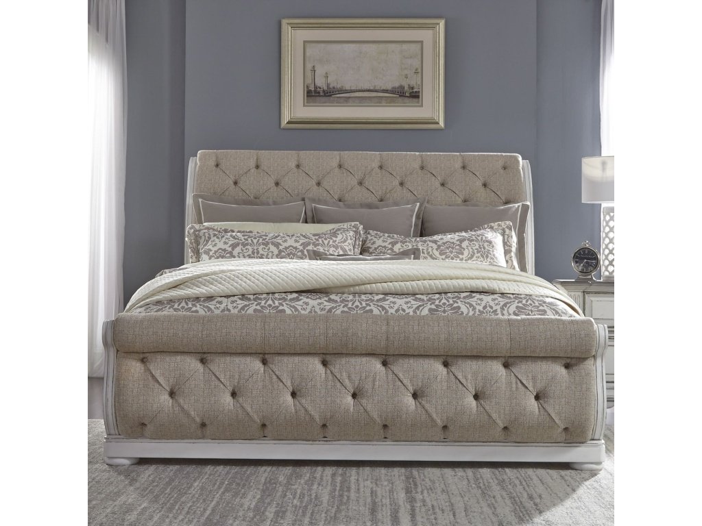 Queen Uph Sleigh Bed