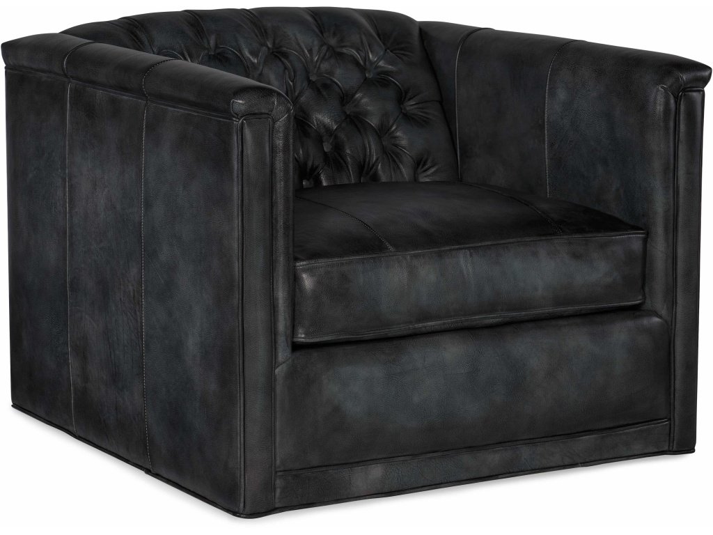 Jaden Swivel Tufted Chair 8-Way Tie