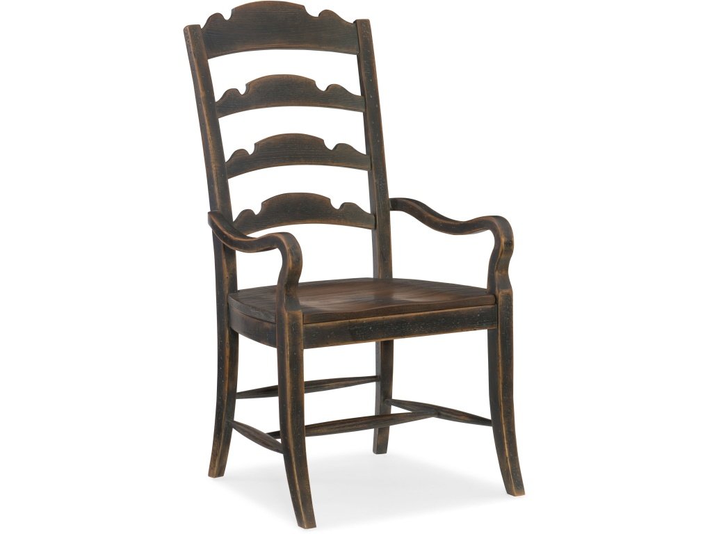 Hill Country Twin Sisters Ladderback Arm Chair - 2 per carton/price ea
