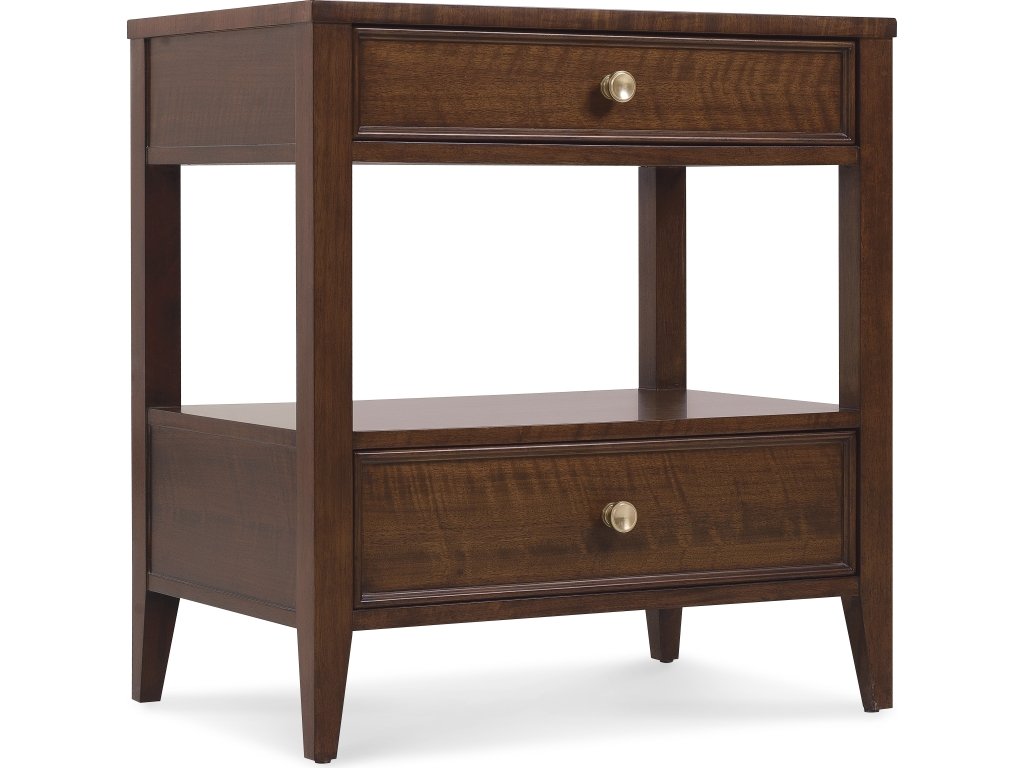 Archives Two-Drawer Nightstand