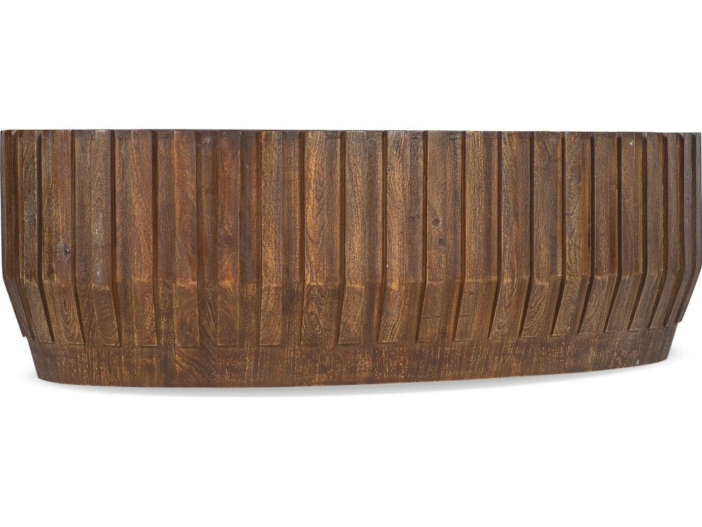 Commerce and Market Gears Oval Cocktail Table