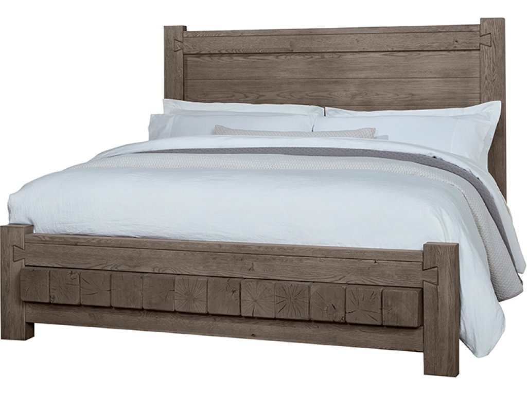 King Poster Bed With 6X6 Fb