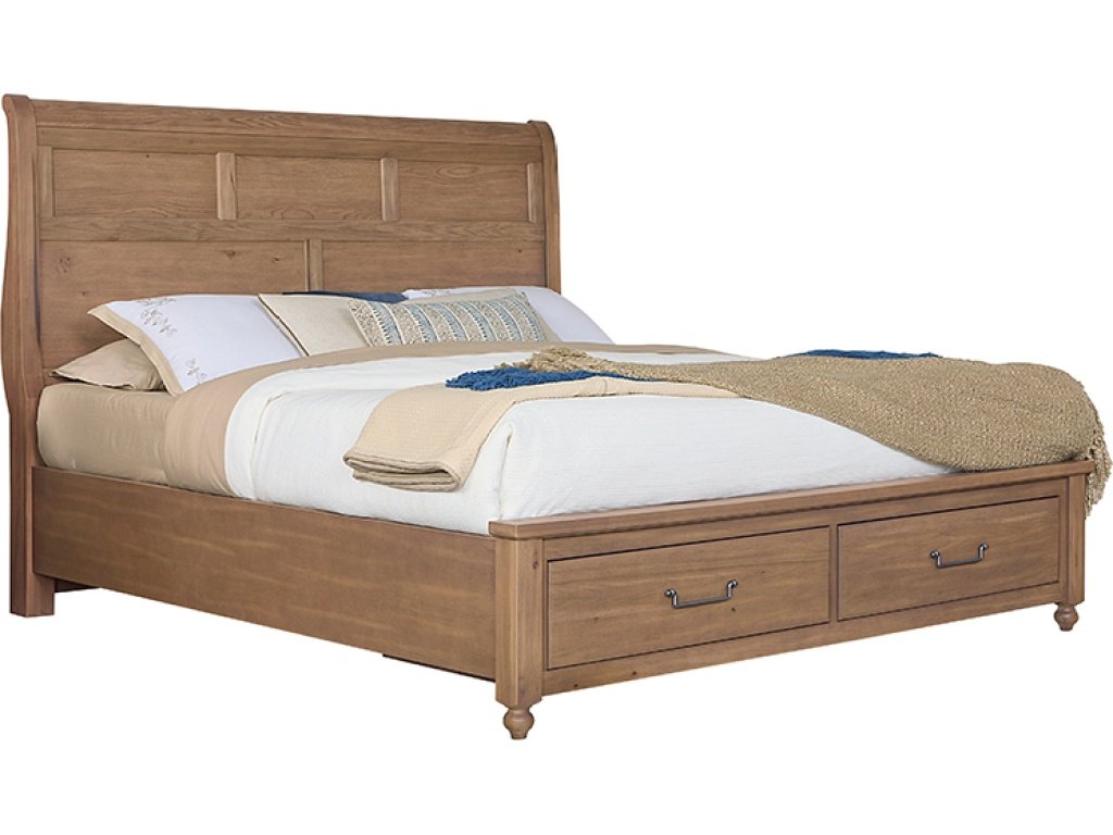 Sleigh Storage Bed