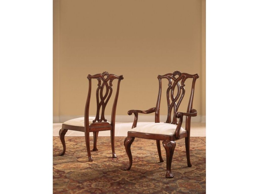 Pierced Back Side Chair