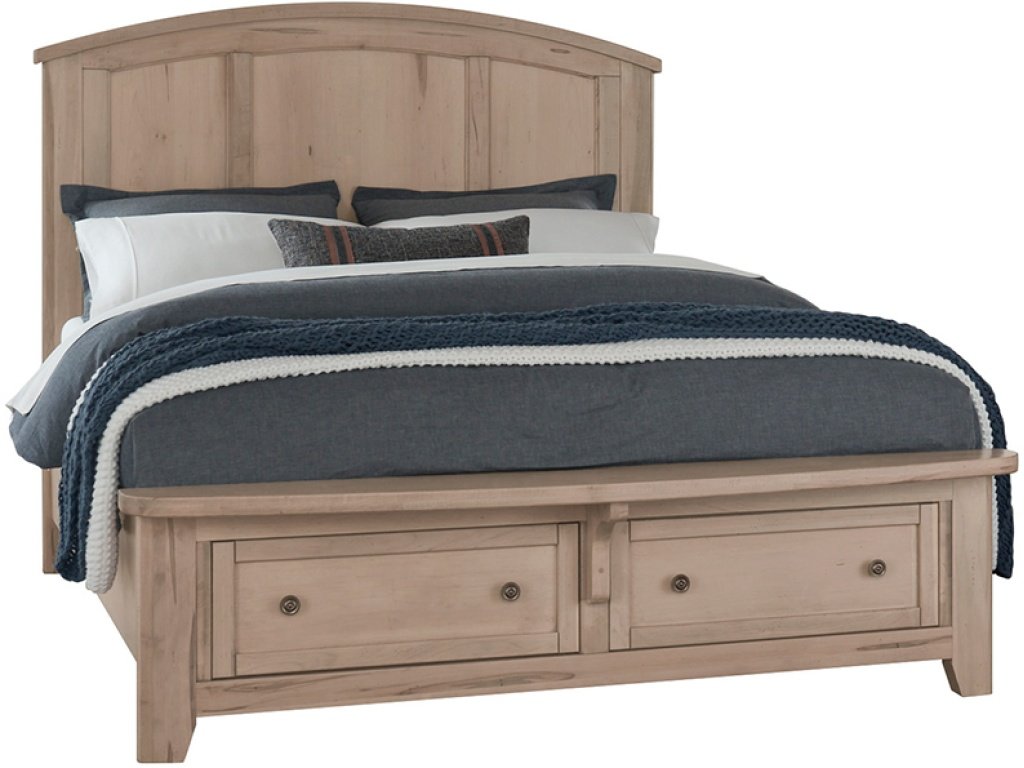 Arch Bed With Storage Footboard