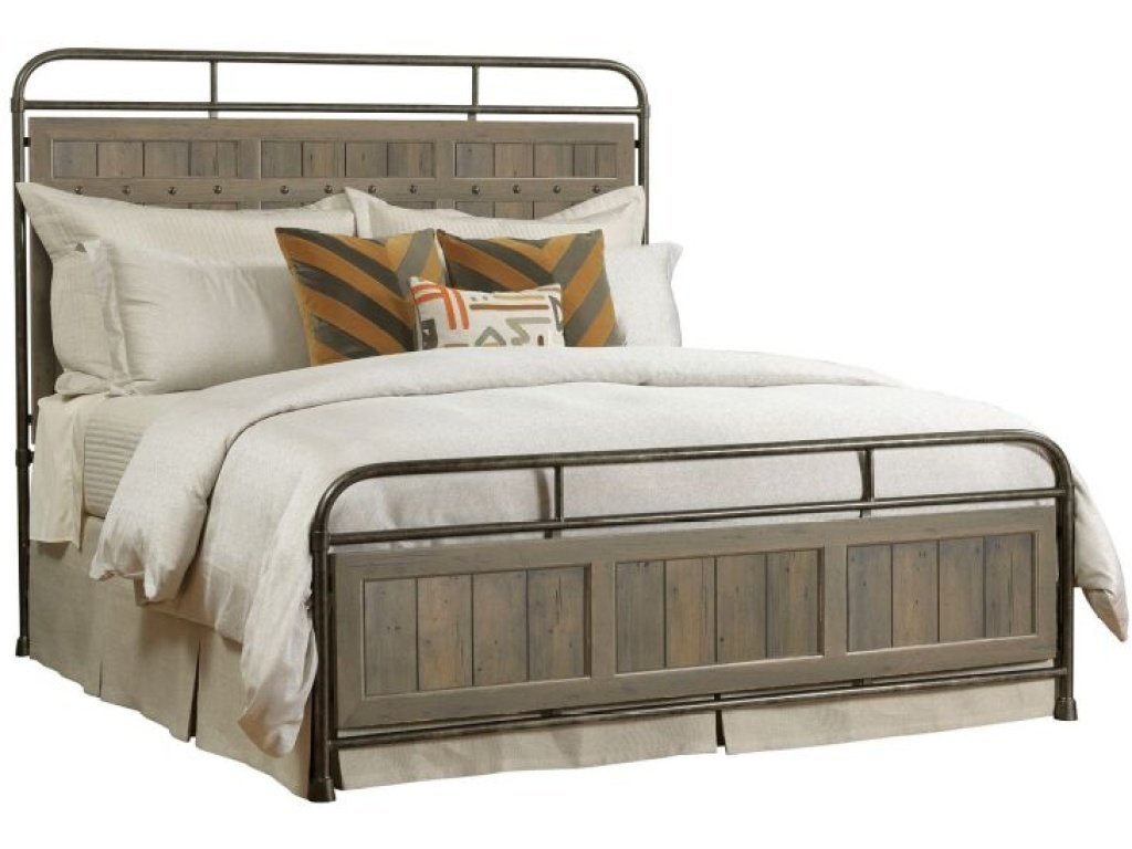 Folsom Queen Metal Bed - Complete