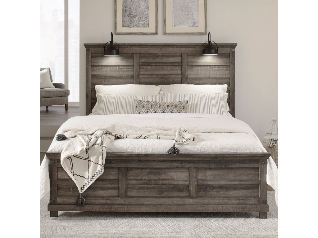 Queen Panel Bed