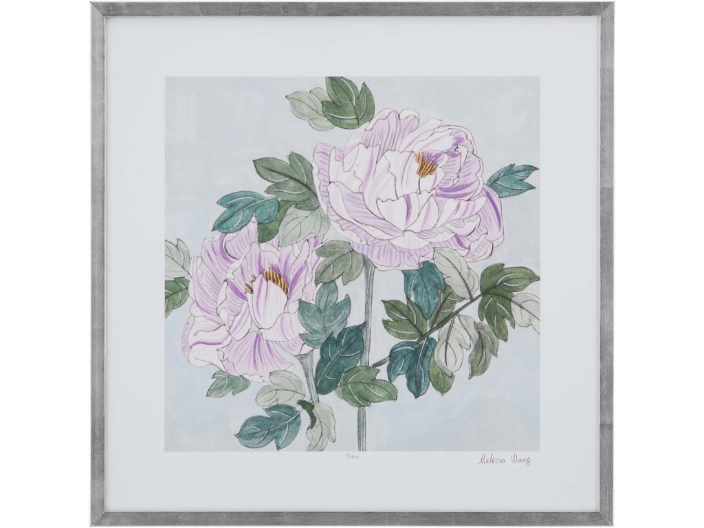 Striped Peonies I