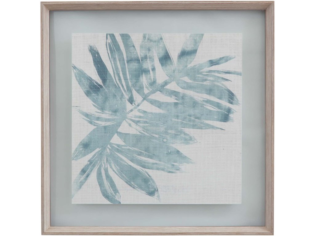 Burlap Ocean Palm I