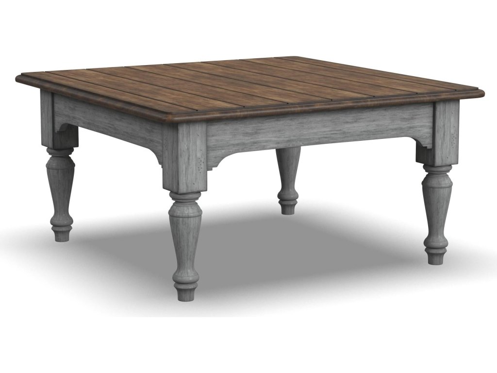 Plymouth Gray Square Coffee Table