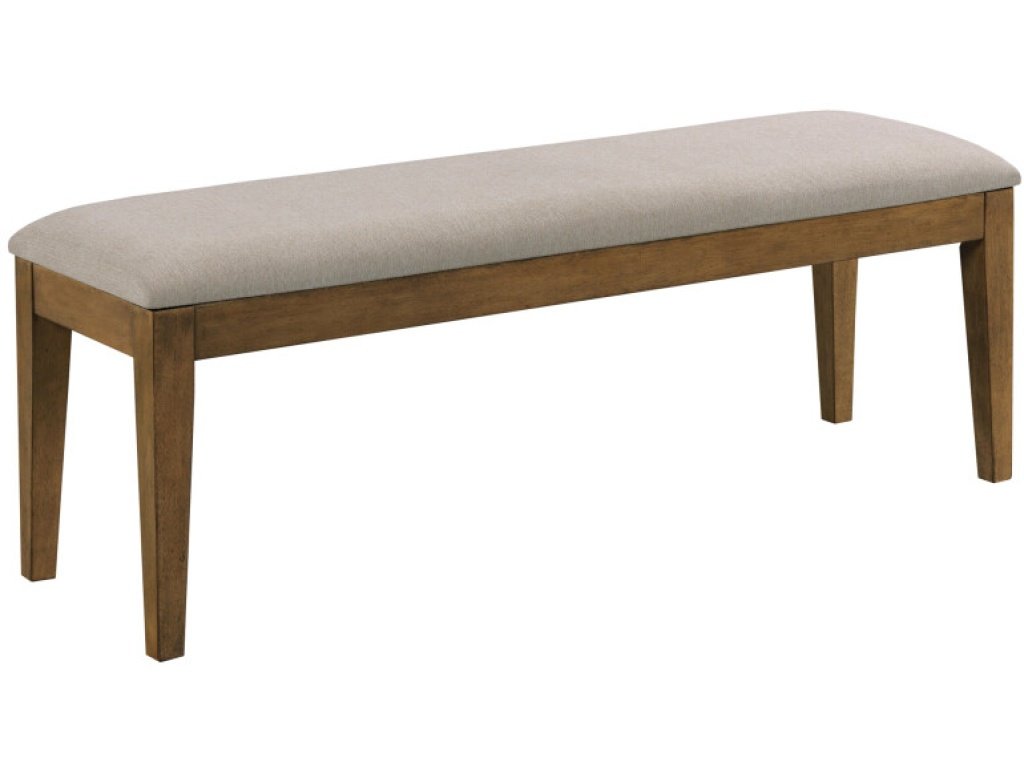 Upholstered Dining Bench, Latte