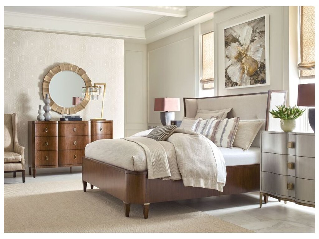 Morris Upholstered Queen Bed Complete