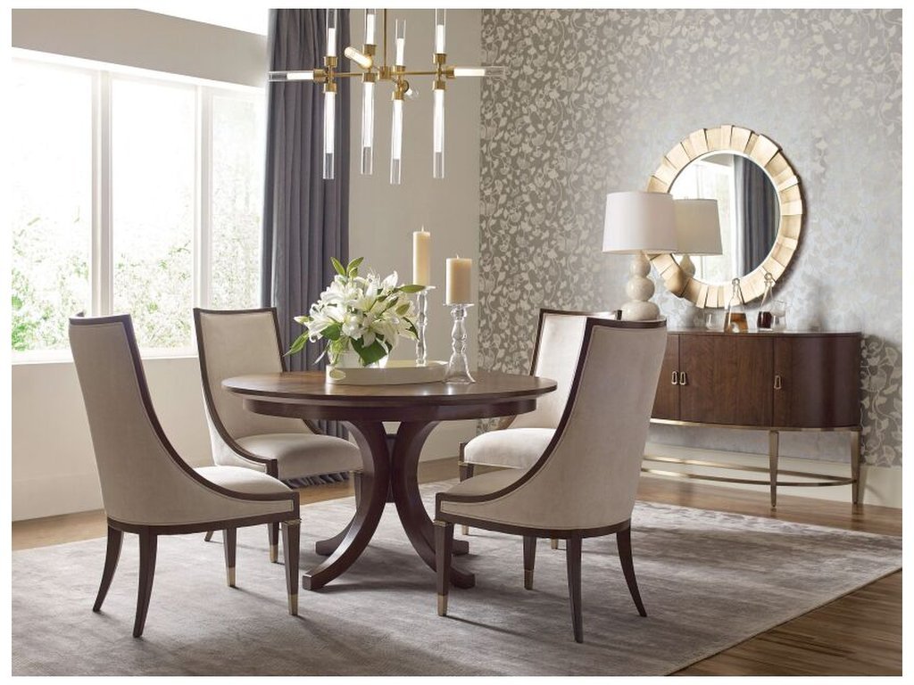 Warner Round Dining Table Complete