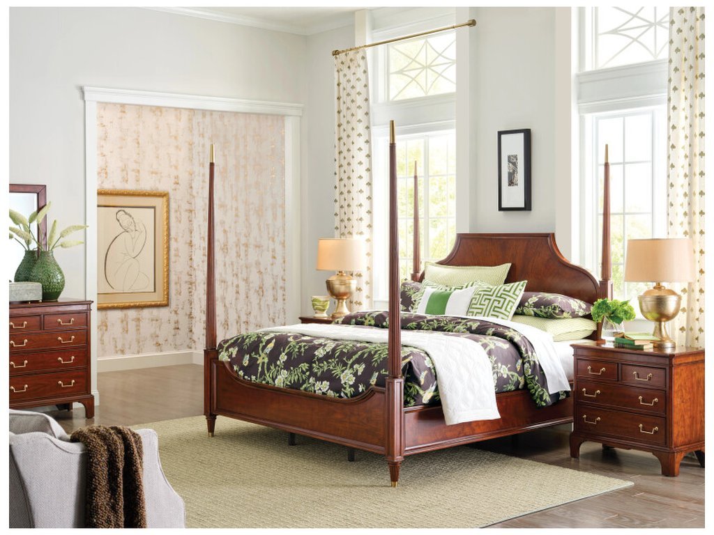 Duncan Cal-King Poster Bed - Complete