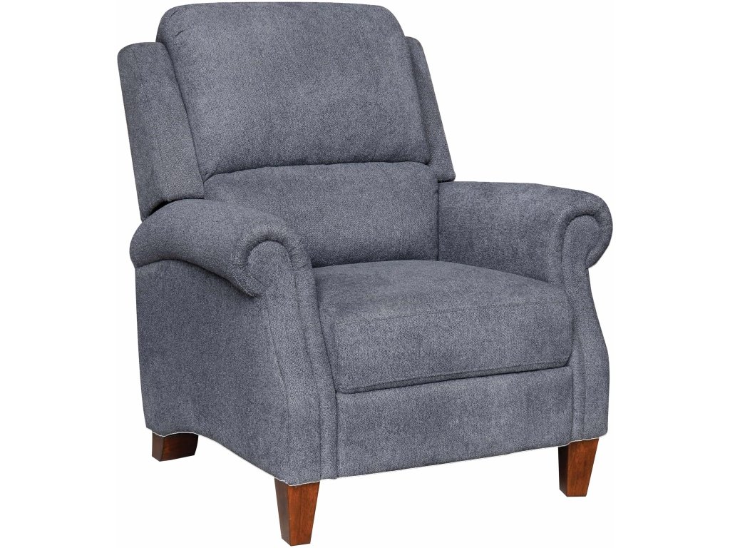 PRI Manual Push Back Recliner - Blue