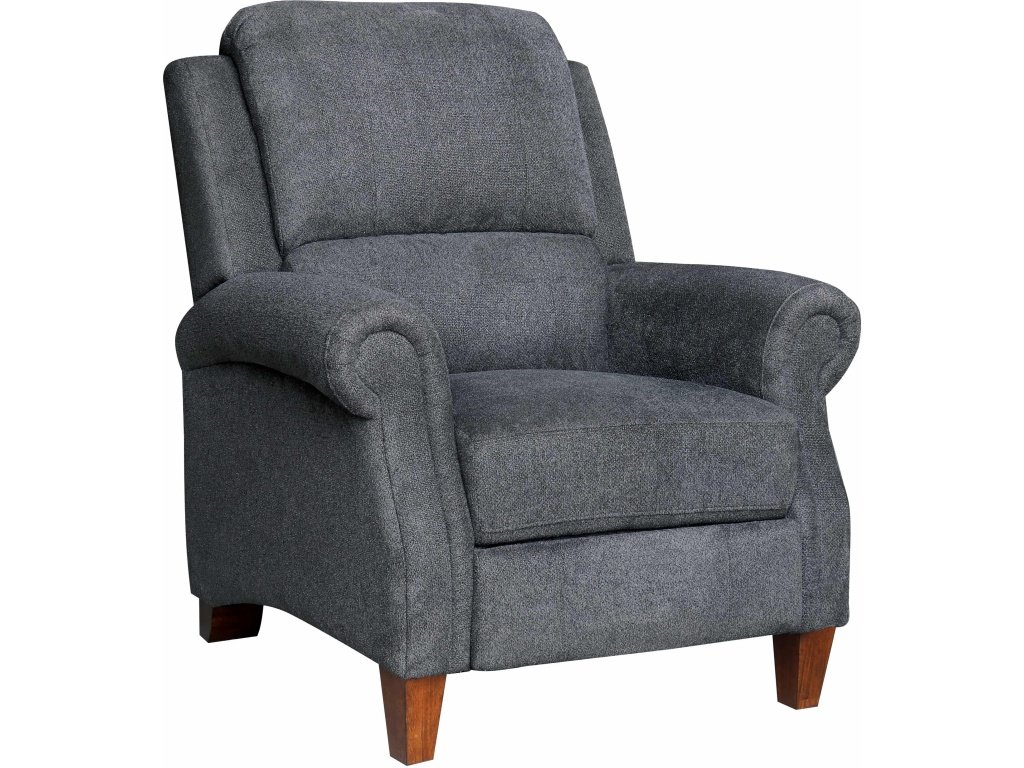 PRI Manual Push Back Recliner - Charcoal