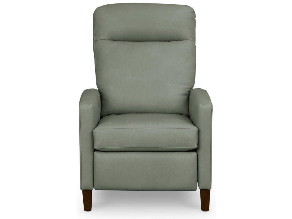 Emmett Leather Track Arm Lay Flat Manual Recliner