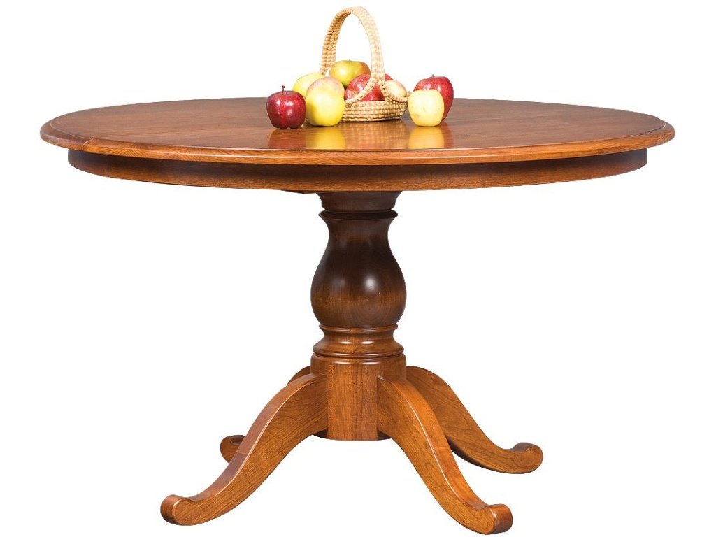 48" Salem Single Pedestal Extension Table