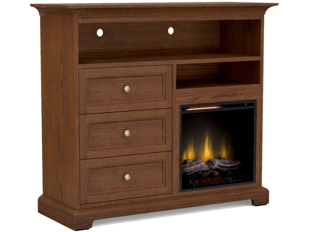 46" Wide / 41" Extra Tall Fireplace Console