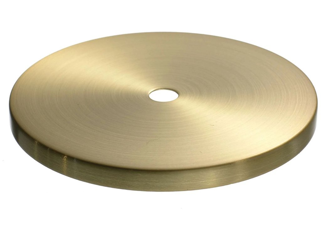 Weight Shell Cap - Square - Polished Brass