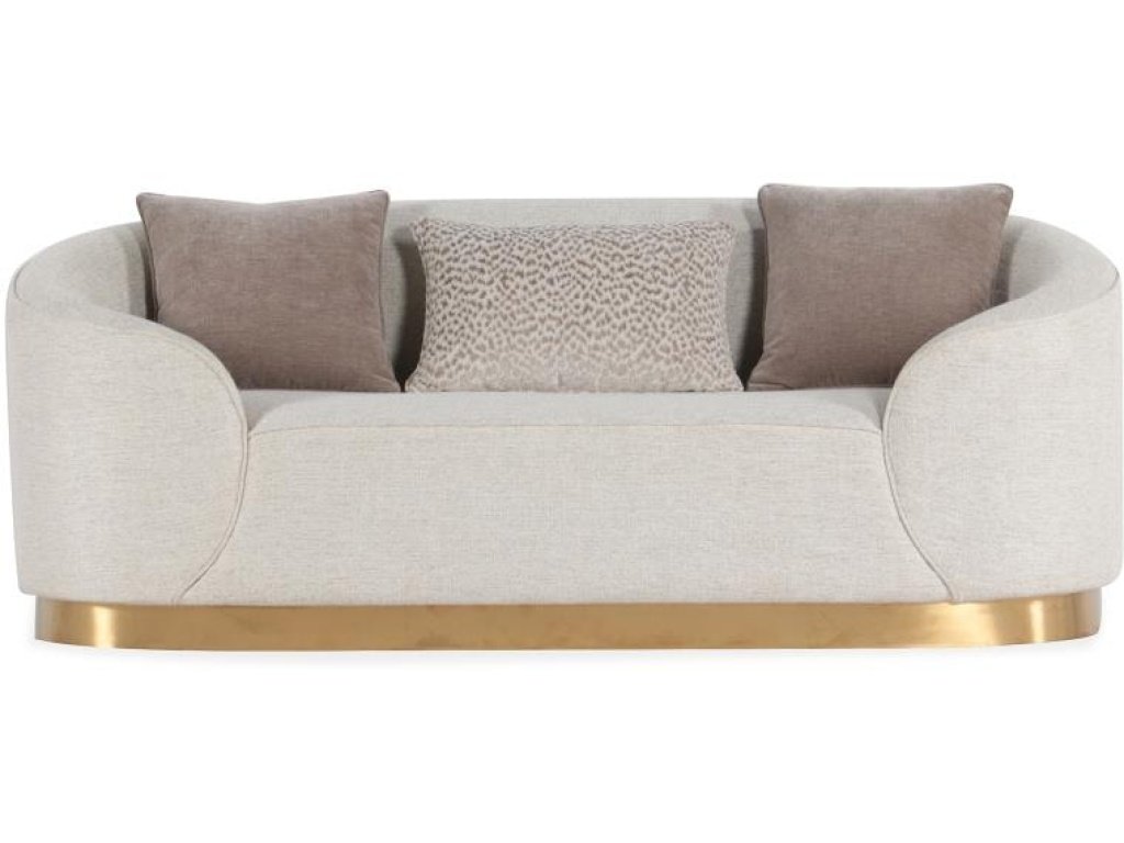 Beige Loveseat